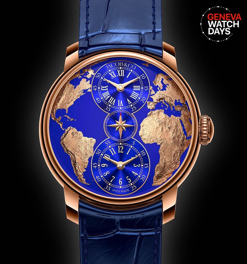 Introducing The Jacob Co The World Is Yours Dual Time Zone