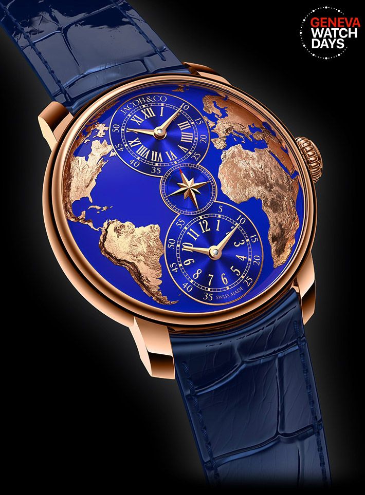 Mapping A Father's Wish: Jacob & Co 'The World Is Yours' Dual Time Zone