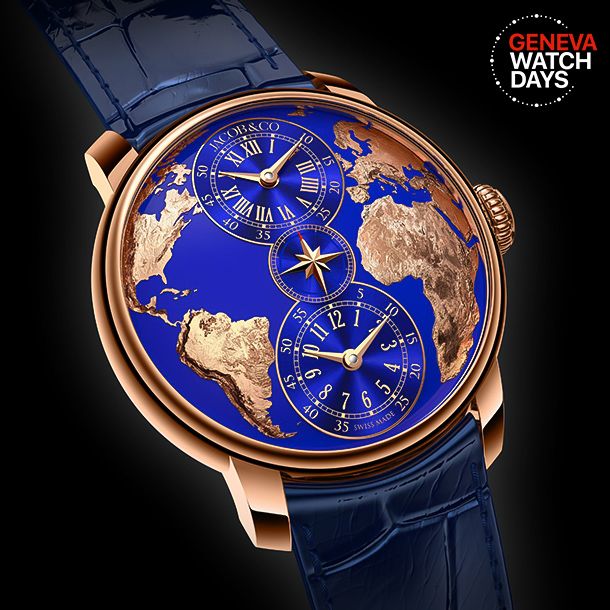 Mapping A Father's Wish: Jacob & Co 'The World Is Yours' Dual Time Zone