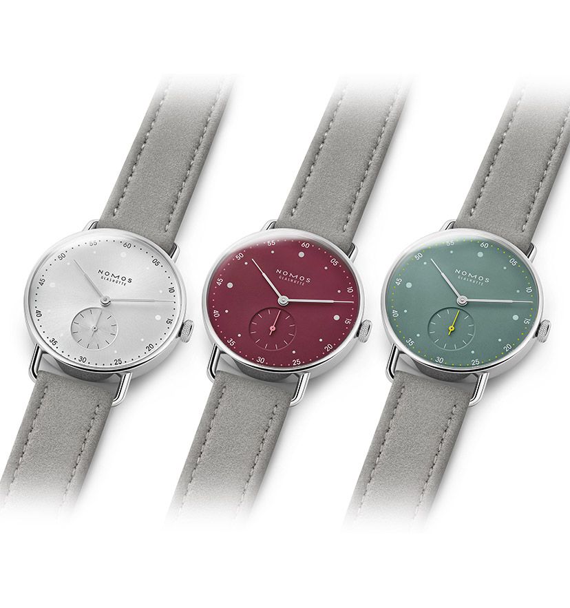 Nomos Introduce New Colours In Their Metro 33 Collection