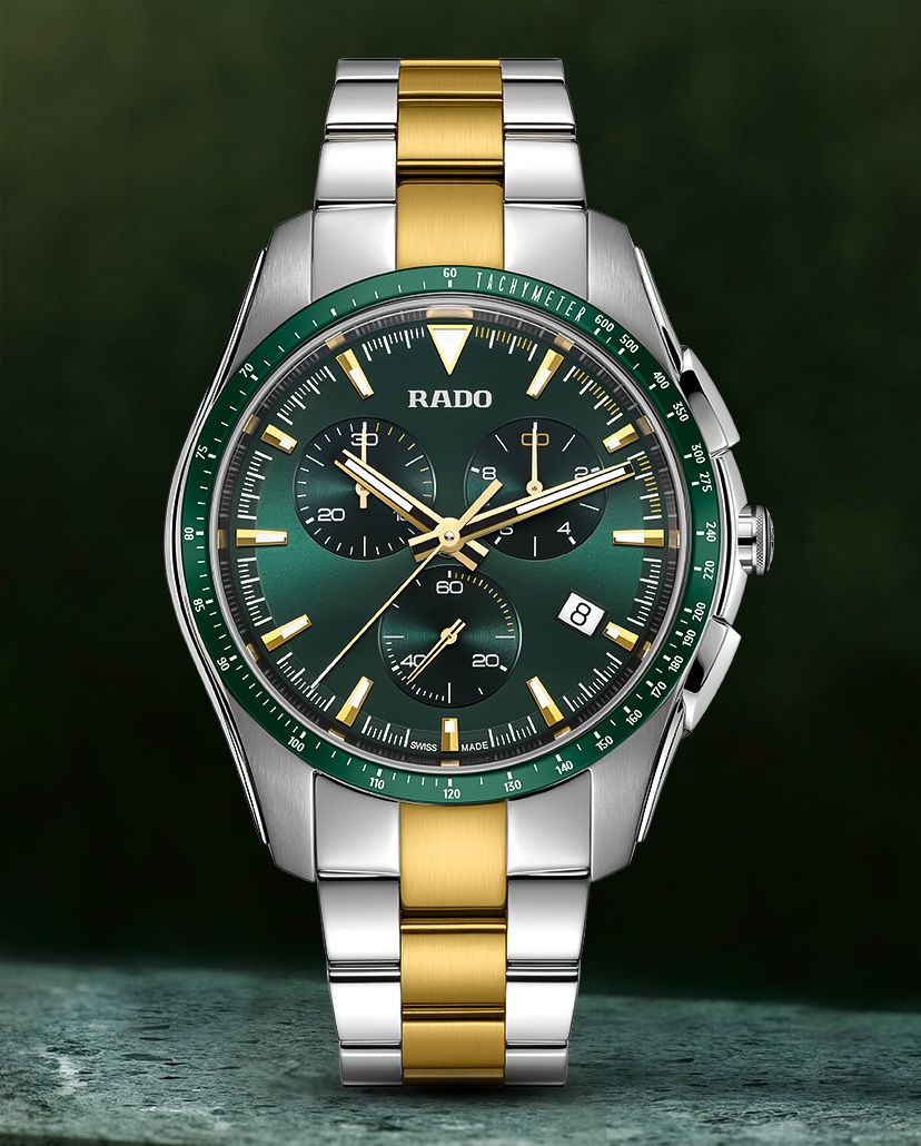 Rado hyperchrome green online dial