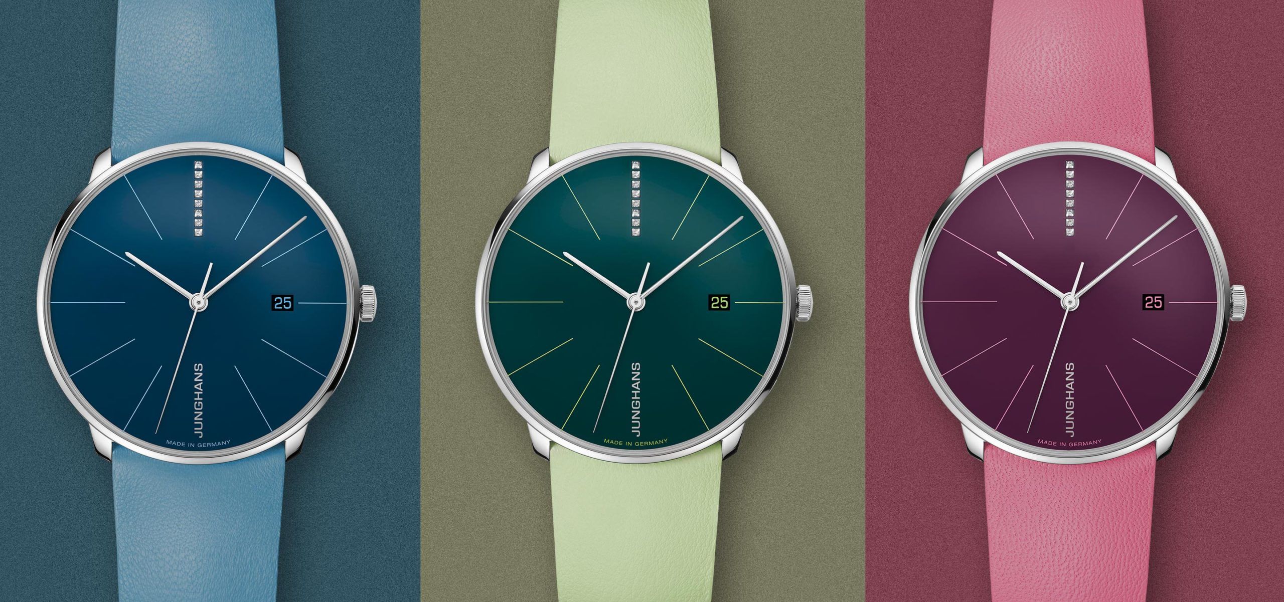 Colourful Horizons: The Junghans Meister Fein Automatic Emerges in Three Distinct Shades