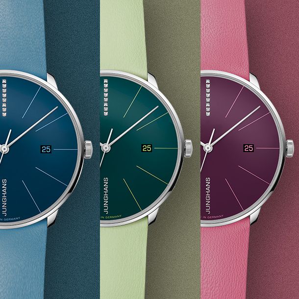 Introducing the Junghans Meister Fein Colours In Three Hues