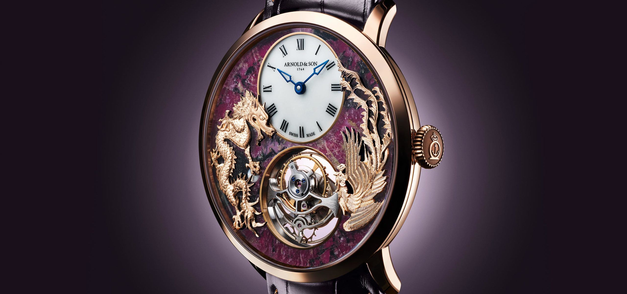Legends In Stone: Presenting The Arnold & Son Ultrathin Tourbillon Dragon And Phoenix Watches
