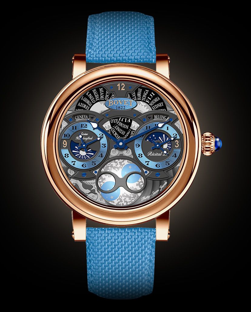 Bovet Récital 27 Icy Blue Grey 18-karat rose gold 1
