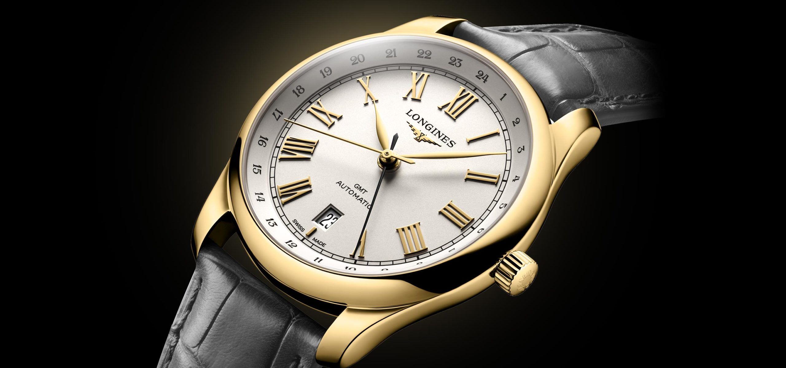 Gilded Age: Longines’ Master Collection Gets Two New GMT Models In Gold
