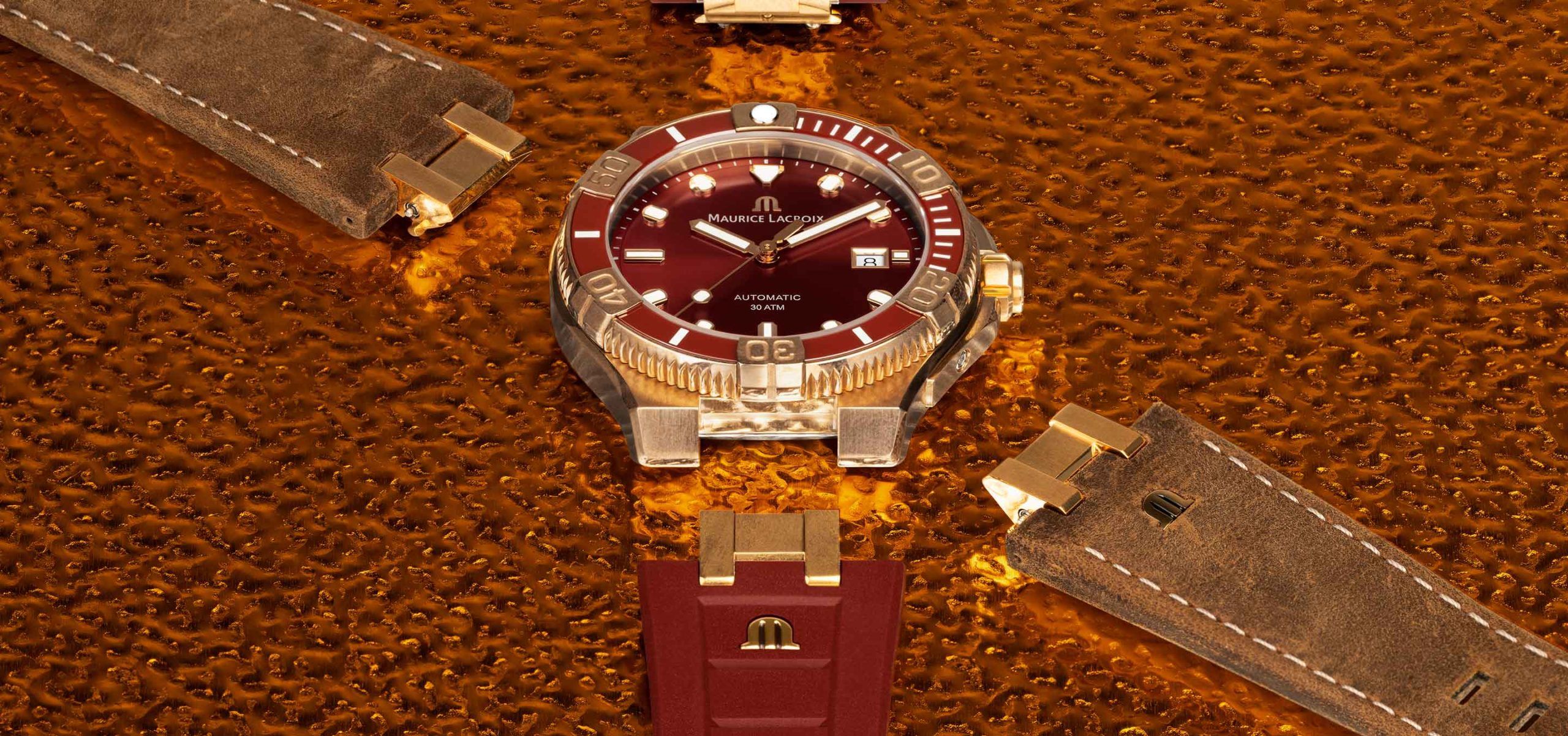 Bronze, Burgundy, Brilliance: Introducing The Maurice Lacroix Aikon Venturer Asia Special Edition