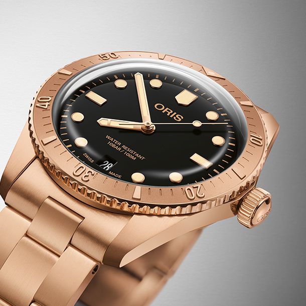 Presenting The Oris Divers Sixty Five Cotton Candy Sepia Timepiece