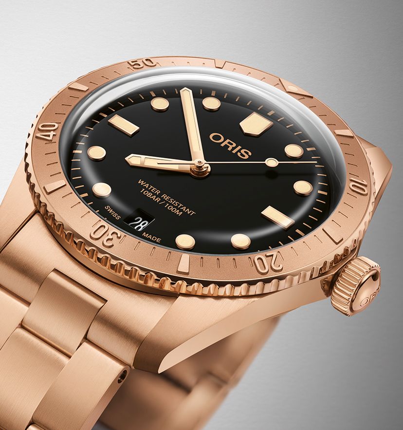 Presenting The Oris Divers Sixty Five Cotton Candy Sepia Timepiece