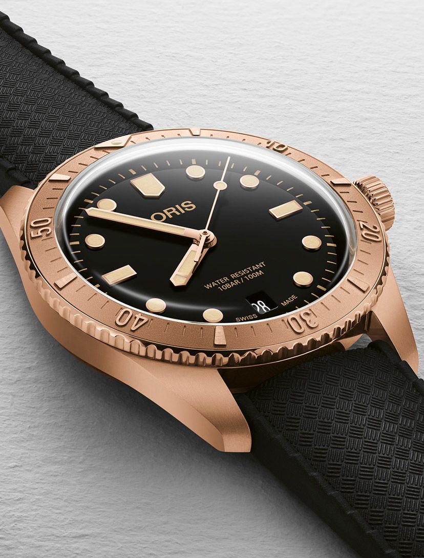 Presenting The Oris Divers Sixty Five Cotton Candy Sepia Timepiece