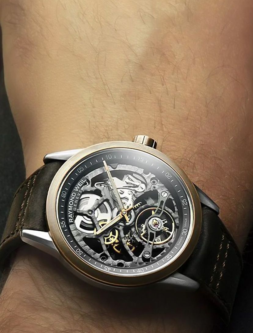 Raymond weil freelancer calibre clearance rw1212 skeleton