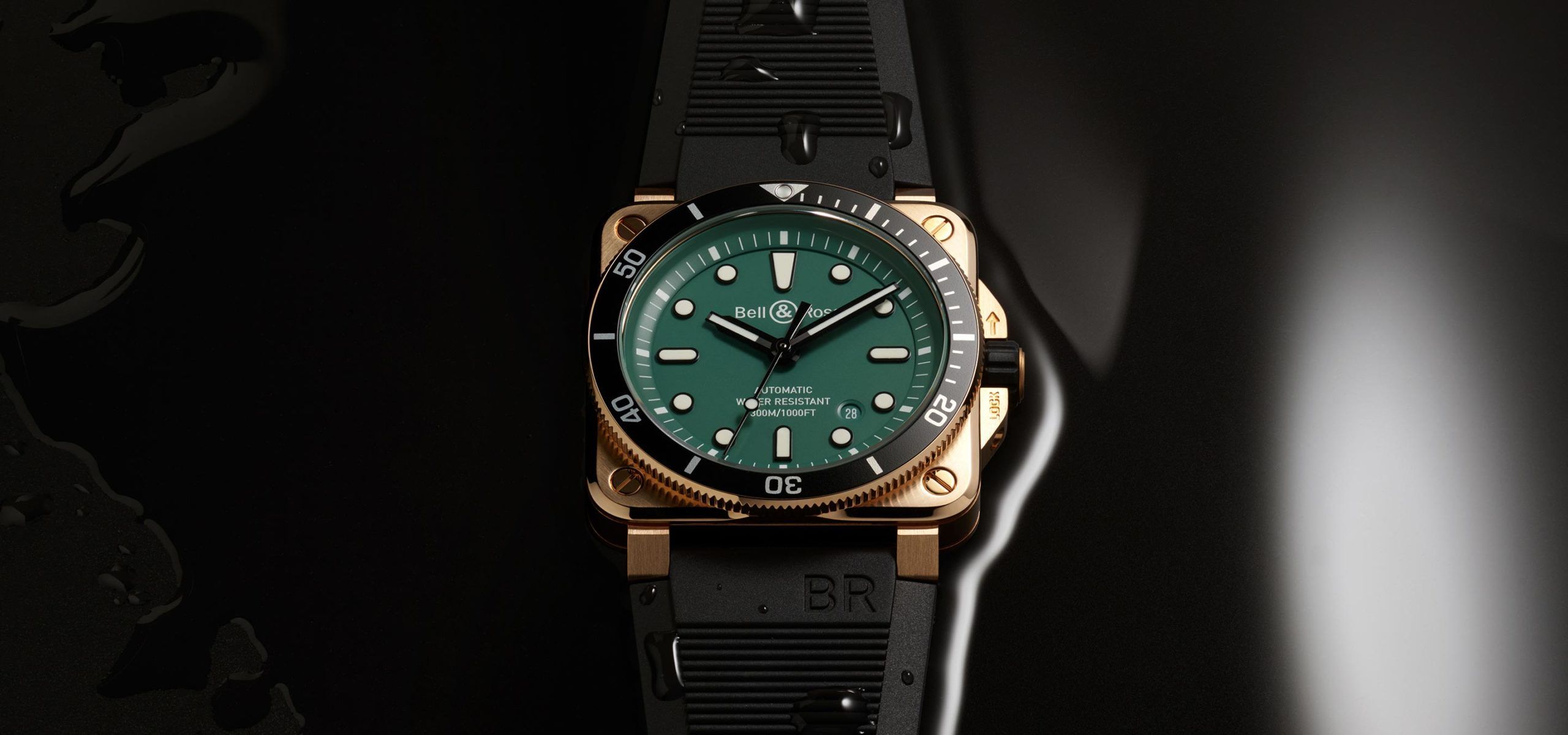 Doing What They Do Best: Bell & Ross Introduce Another Bronze Diver Watch—In Black And Green