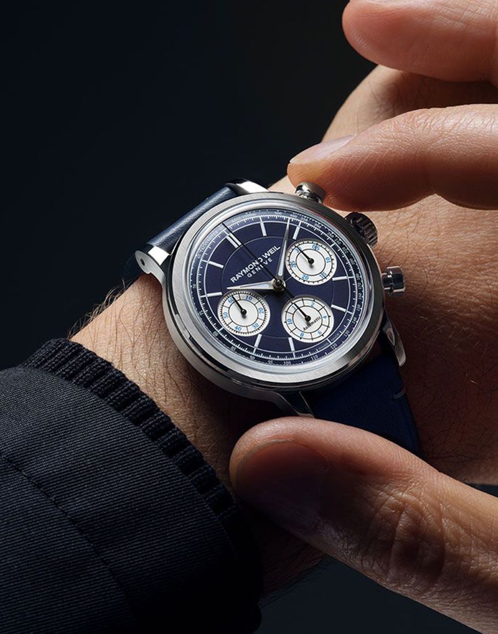 Raymond Weil Millesime small seconds counter tricompax