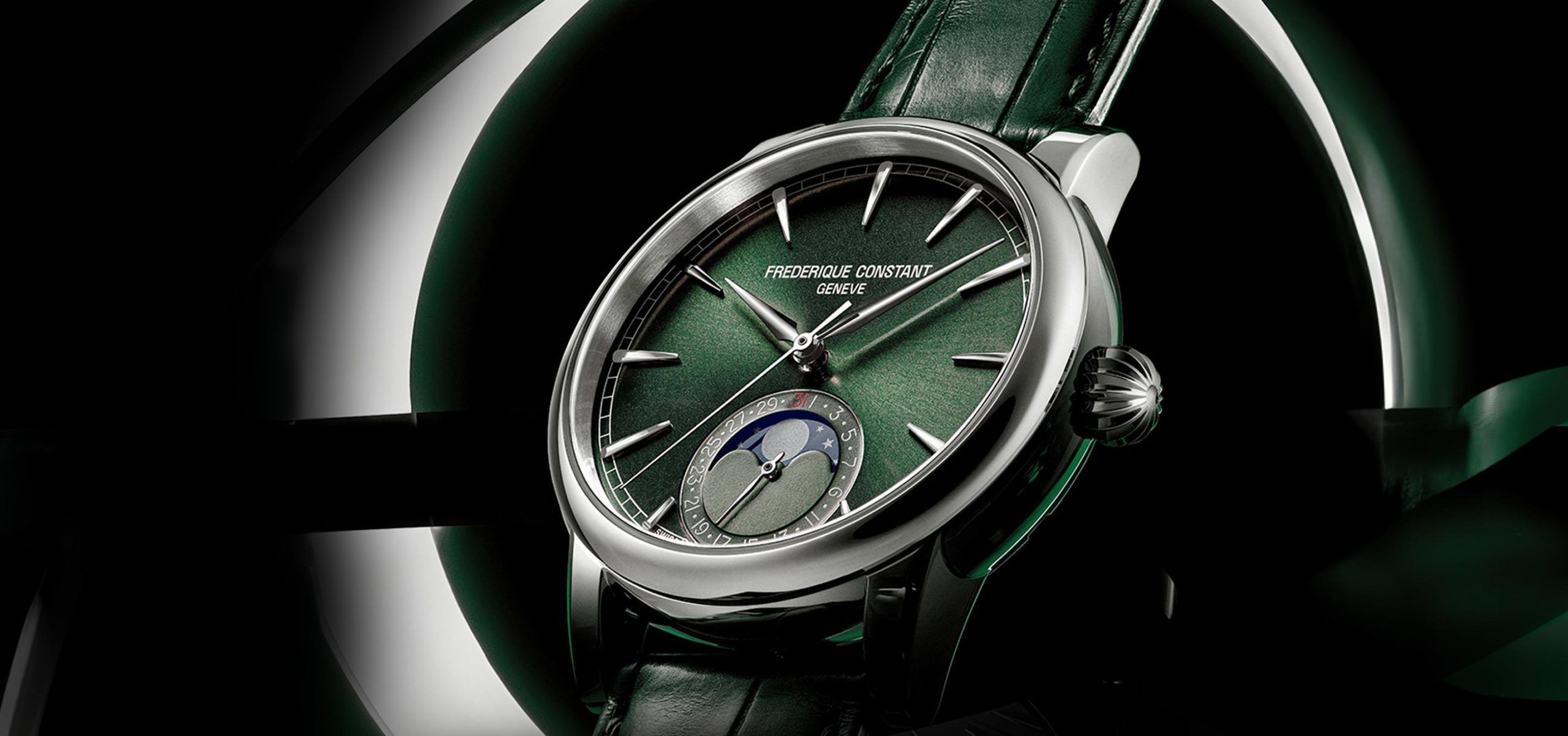 A Timeless Trio In Blue, White And Green: The Frederique Constant Classic Moonphase Date Manufacture