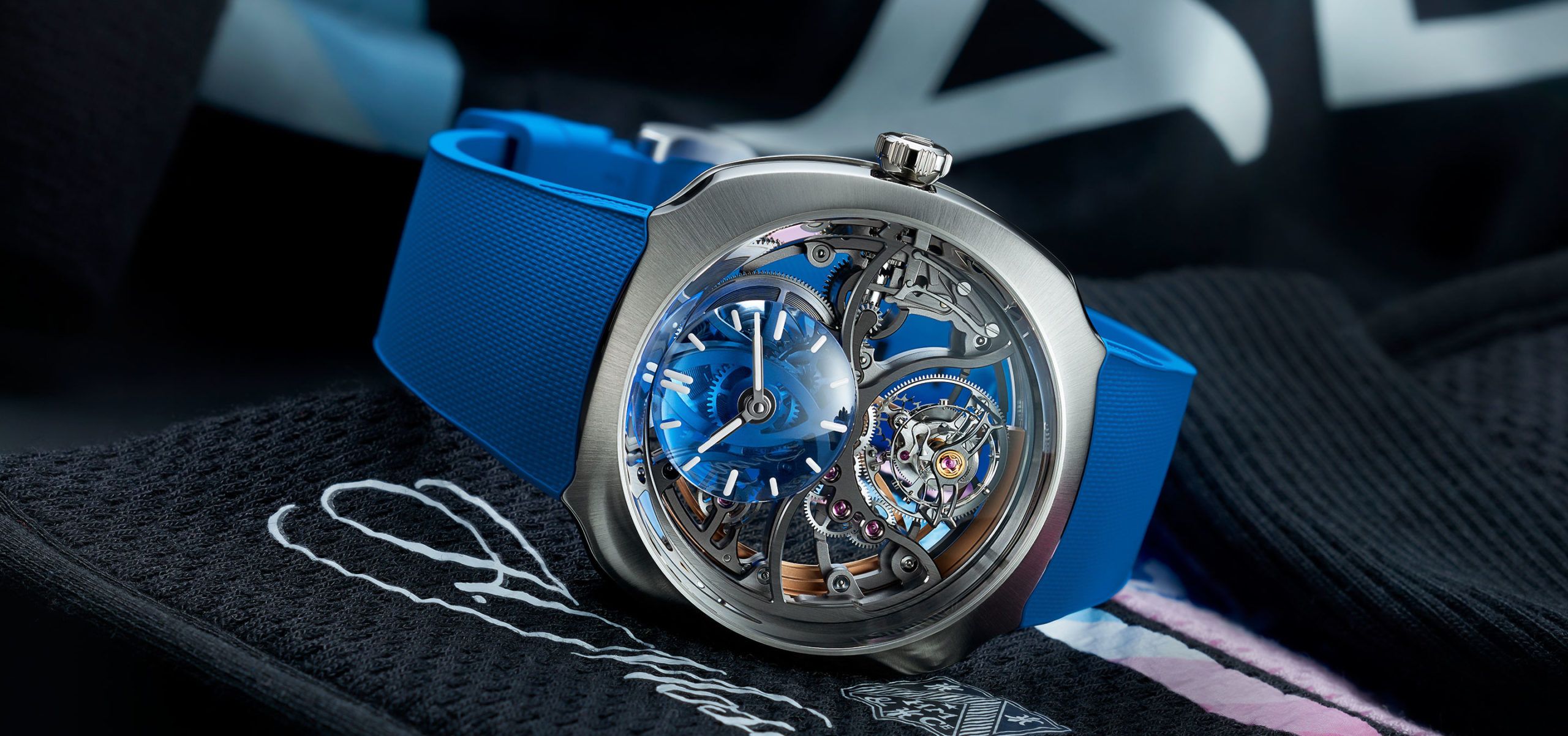 Introducing The H. Moser & Cie. Streamliner Cylindrical Tourbillon Skeleton Alpine Limited Edition Timepiece