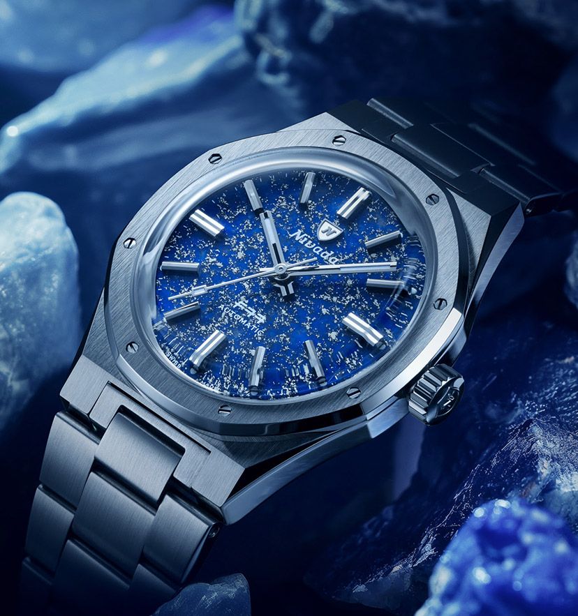 Presenting Nivada Grenchen F77 Watches With Titanium And Stone Dials
