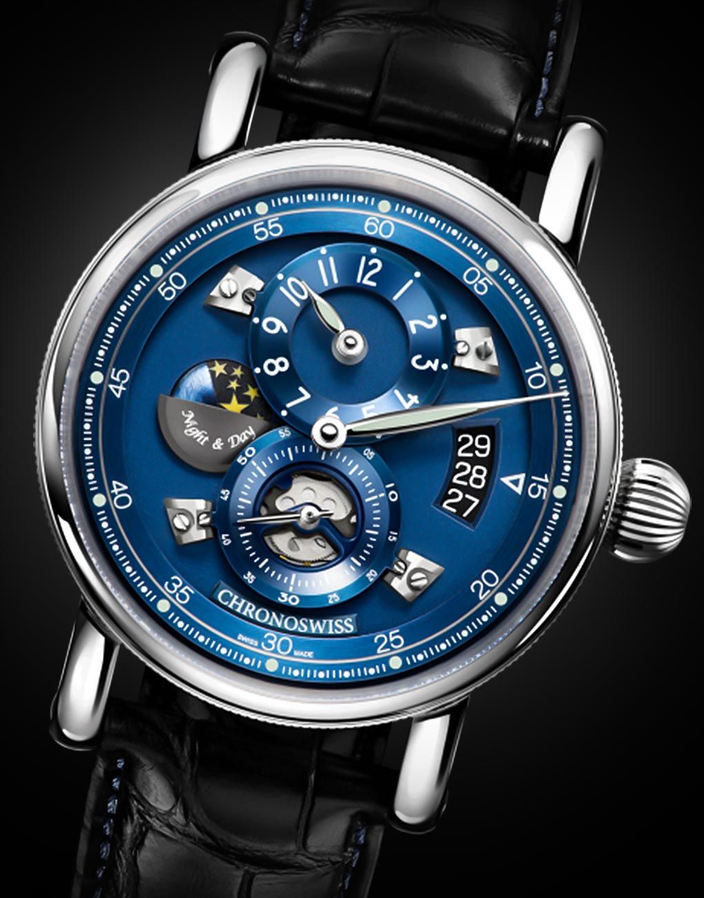Day-Night indicator watches Chronoswiss Flying Regulator Night & Day
