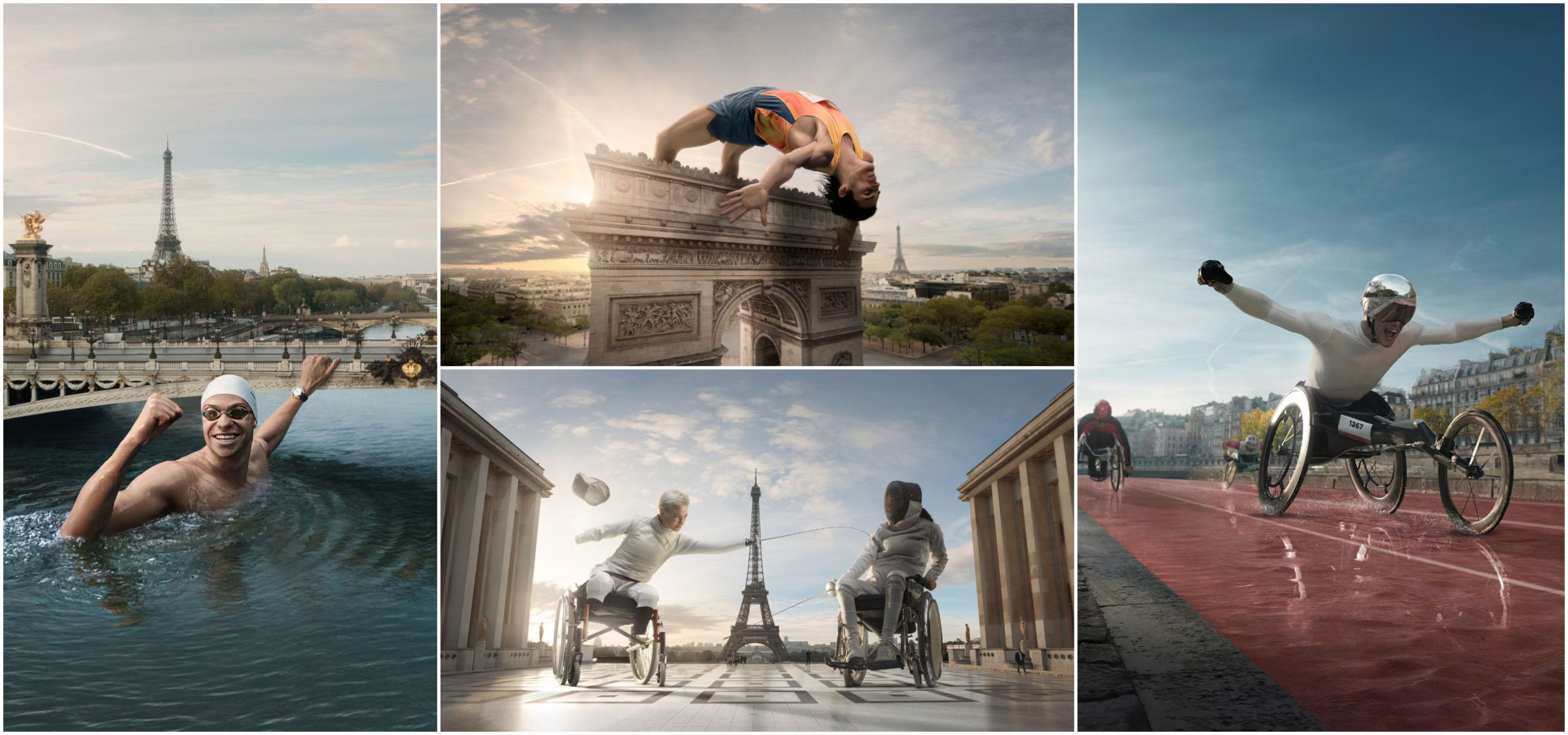 Omega Turn Paris Into A Playground For Athletes In Their Olympics 2024 Ad Campaign