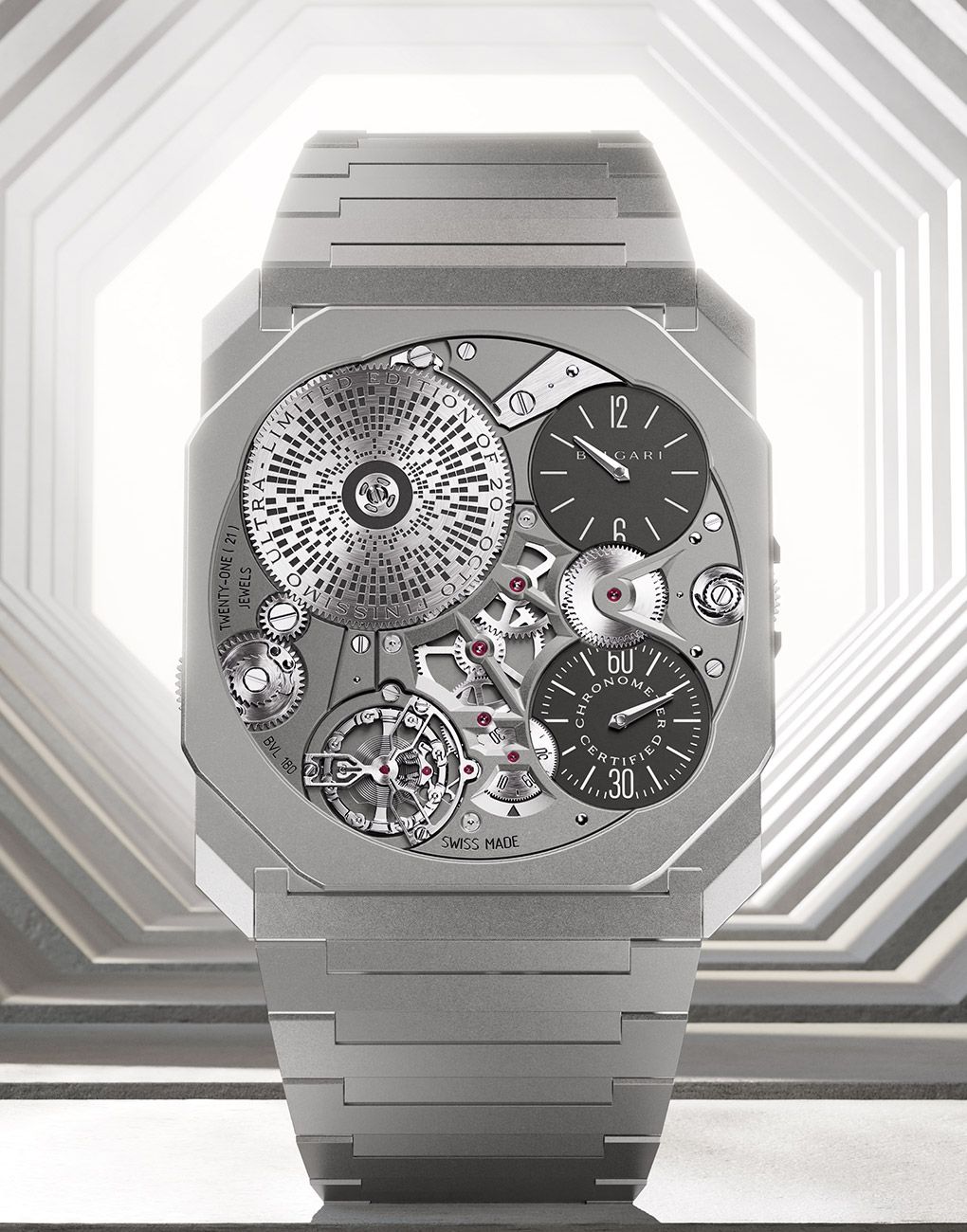 Bulgari BVLGARI CEO Interview Jean-Christophe Babin Octo Finissimo ultra new world record Serpenti Tadao Ando mother-of-pearl priyanka Chopra-Jonas brand ambassador titanium watch thinnest timepiece octo record