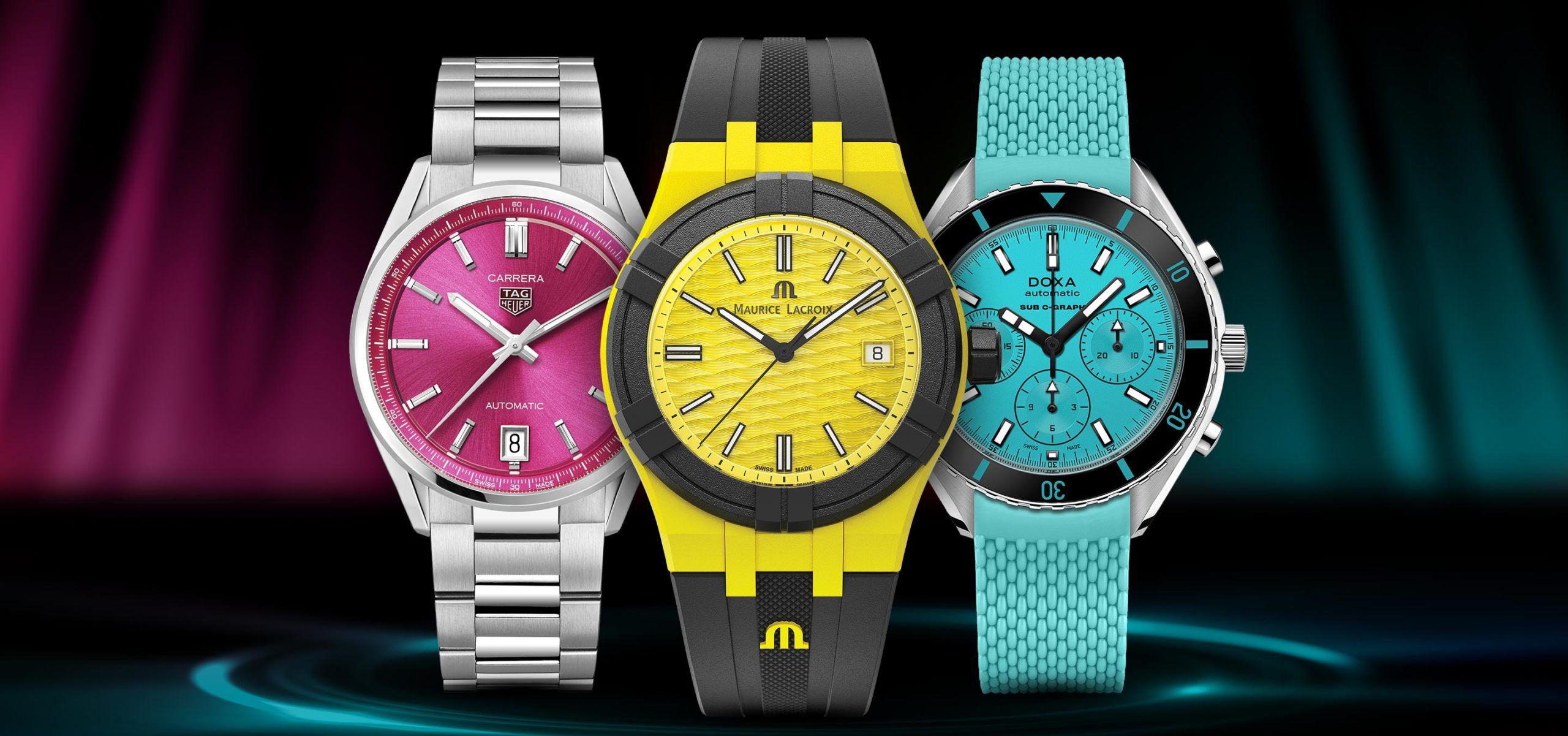 Delightful Hues: Coloured Watches To Beat The Monsoon Blues