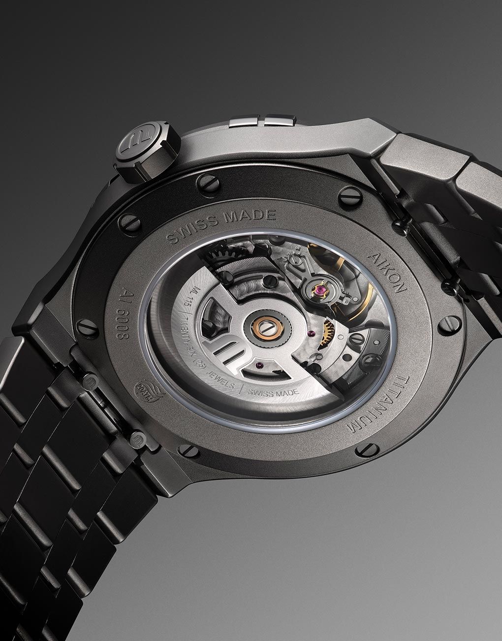 Maurice Lacroix Aikon Automatic Titanium Geneva watch days 2024 grey dial titanium watches