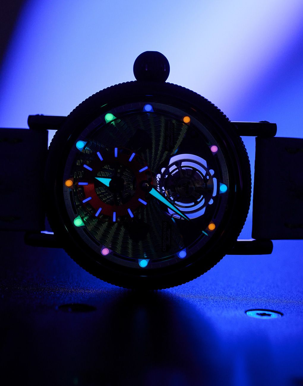 Chronoswiss Open Gear Flying Tourbillon Psycho Regulator watches colourful watches