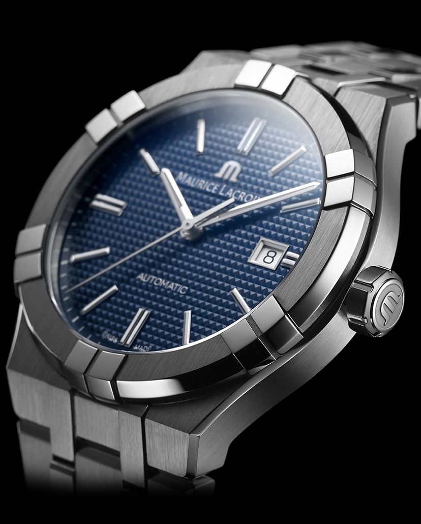 Maurice Lacroix 自動巻き時計 ネイビー　42mm Presenting The Maurice Lacroix Aikon Automatic 42mm Collection