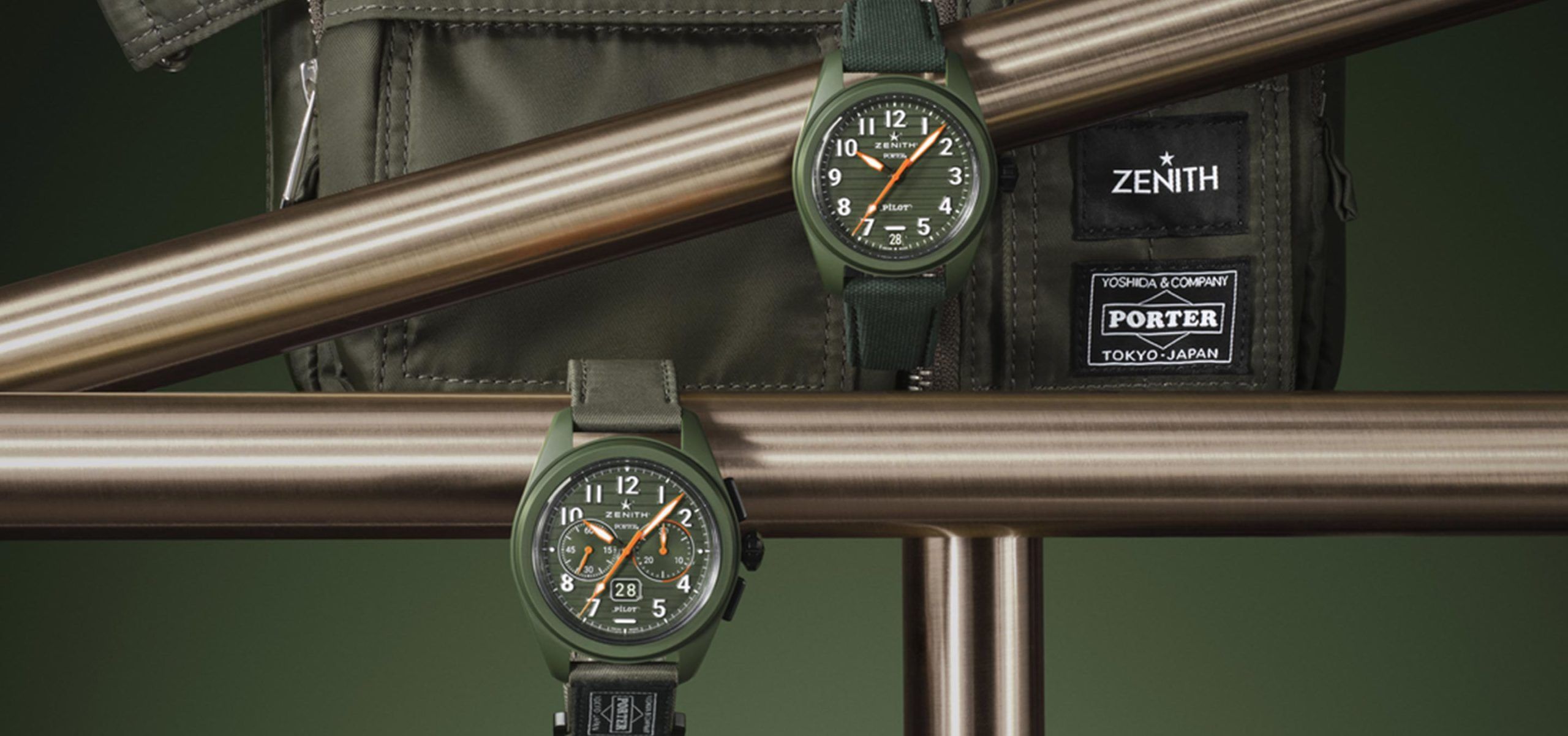 Military Grade Luxury: The Zenith x Porter Pilot Watches