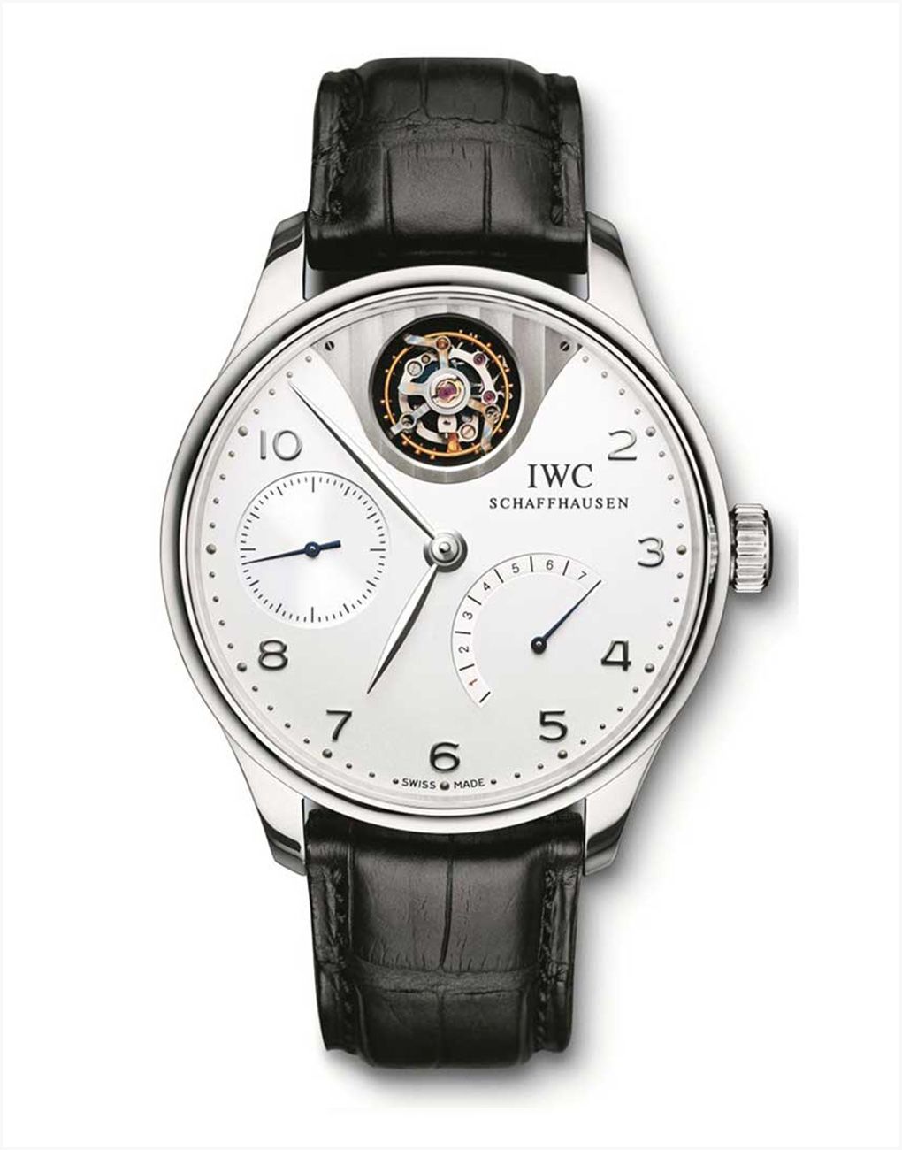 IWC Portugieser Portuguese history big dress watches classic Schaffhausen Swiss tourbillon watches