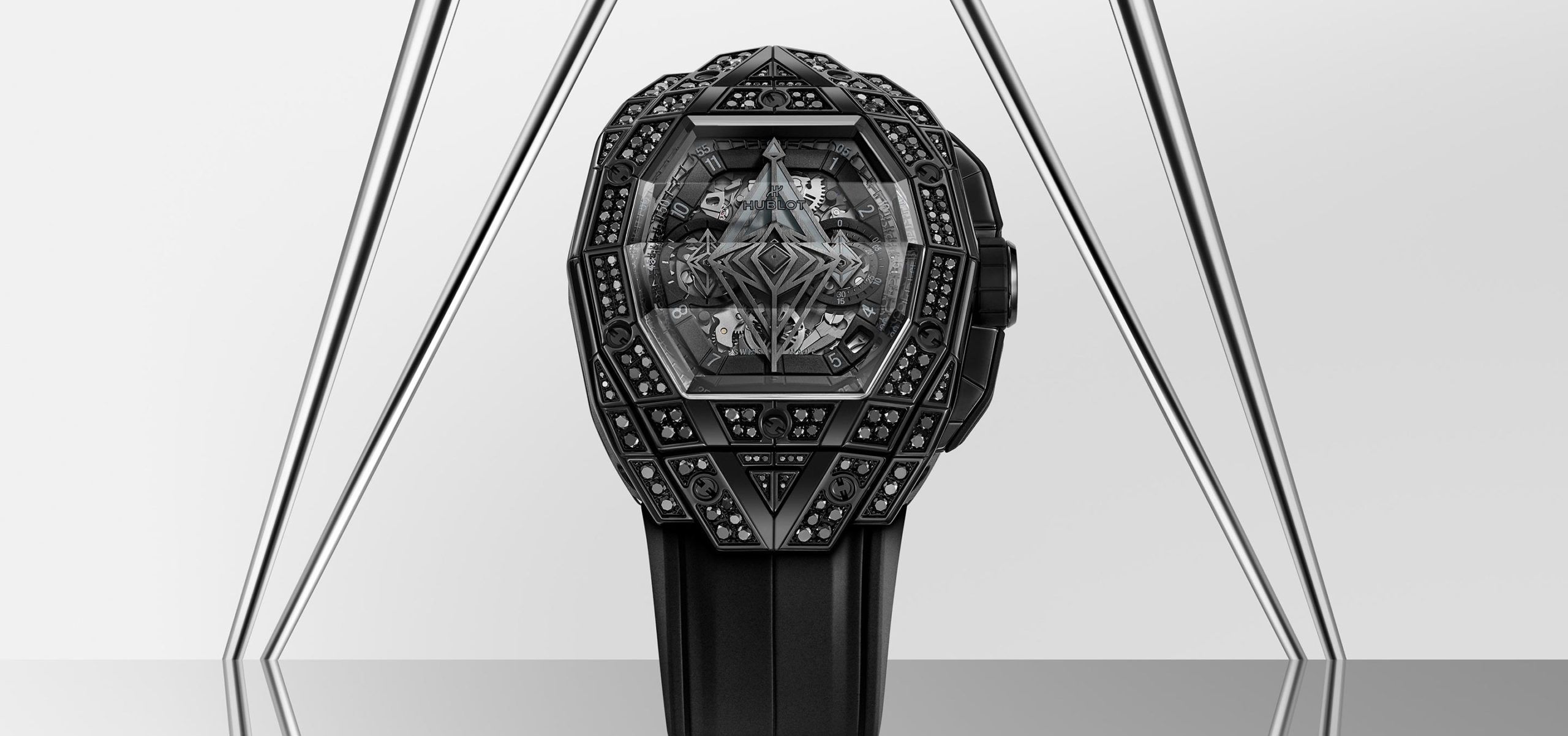 Knight In Shining Armour: Hublot Spirit of Big Bang Sang Bleu All Black Pavé