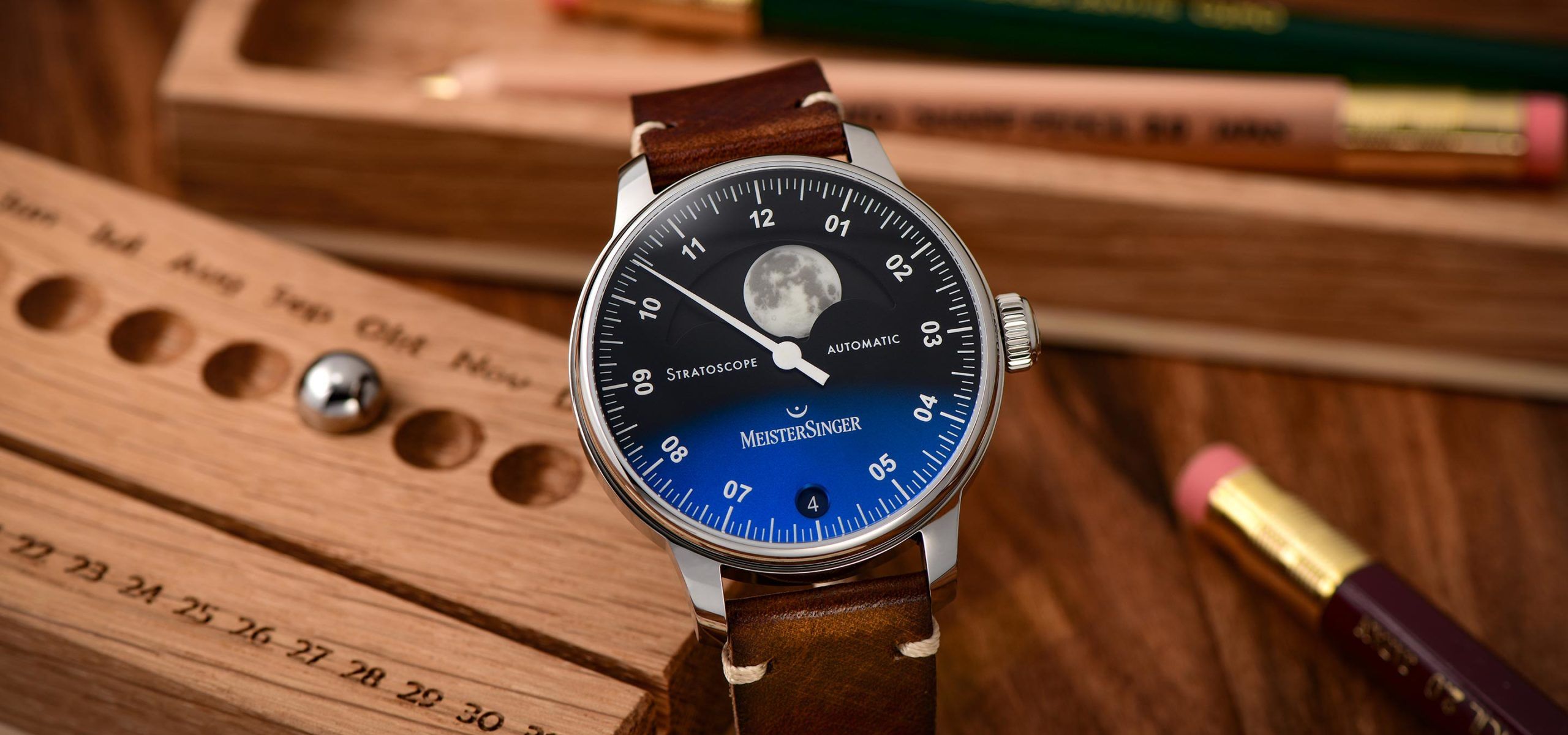Celestial Elegance: MeisterSinger’s Stratoscope Collection Brings The Moon To The Wrist