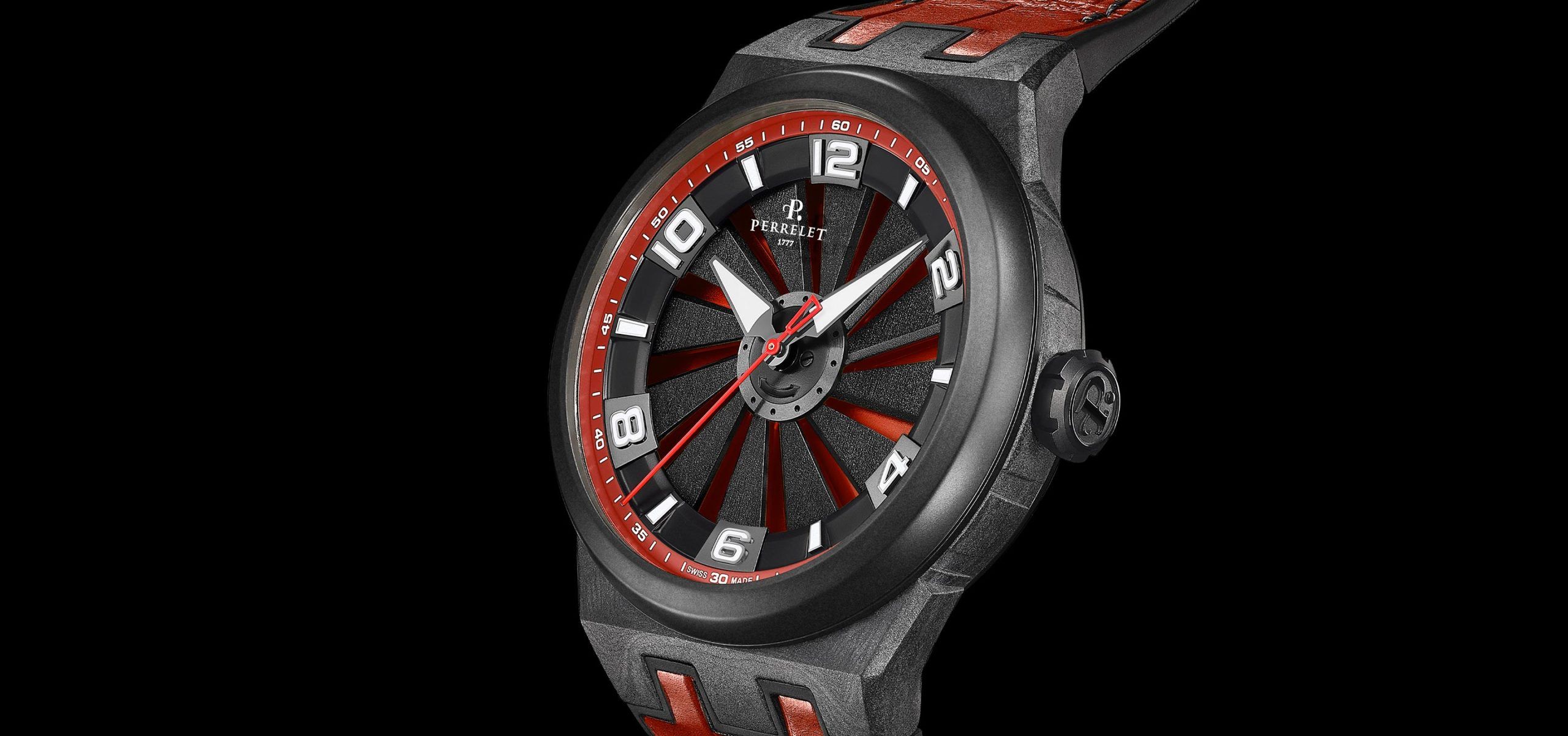 Striking A ‘Quad’: The New Perrelet Turbine Carbon Khaki, Yellow, Red, And Sunset Versions