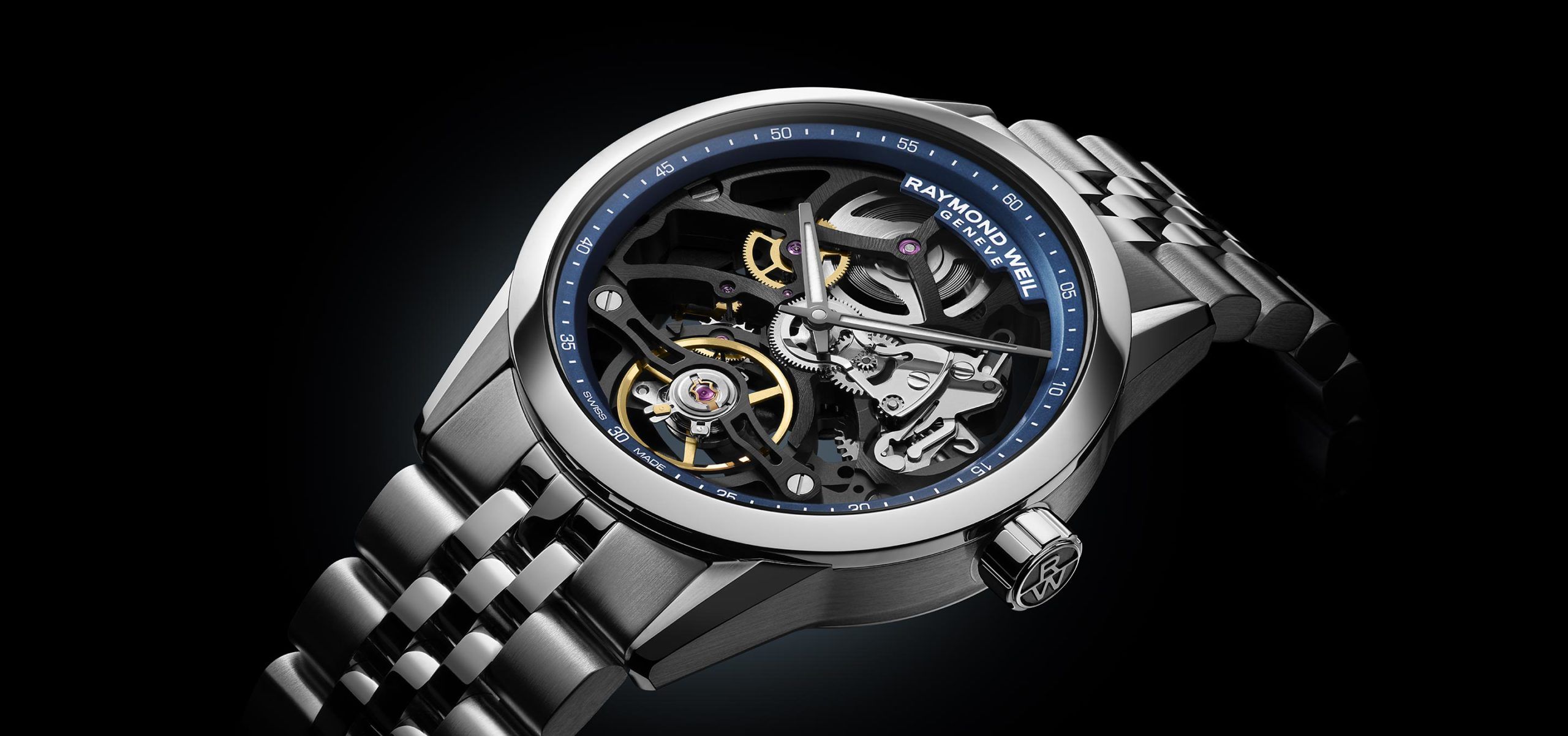 A New Chapter: The First Stainless Steel Raymond Weil Freelancer Calibre RW1212 Skeleton Is Here