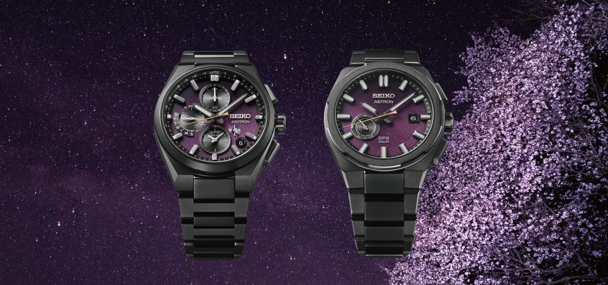 Sakura Under Starlight: Seiko's New Astron GPS Solar 2025 Limited Editions