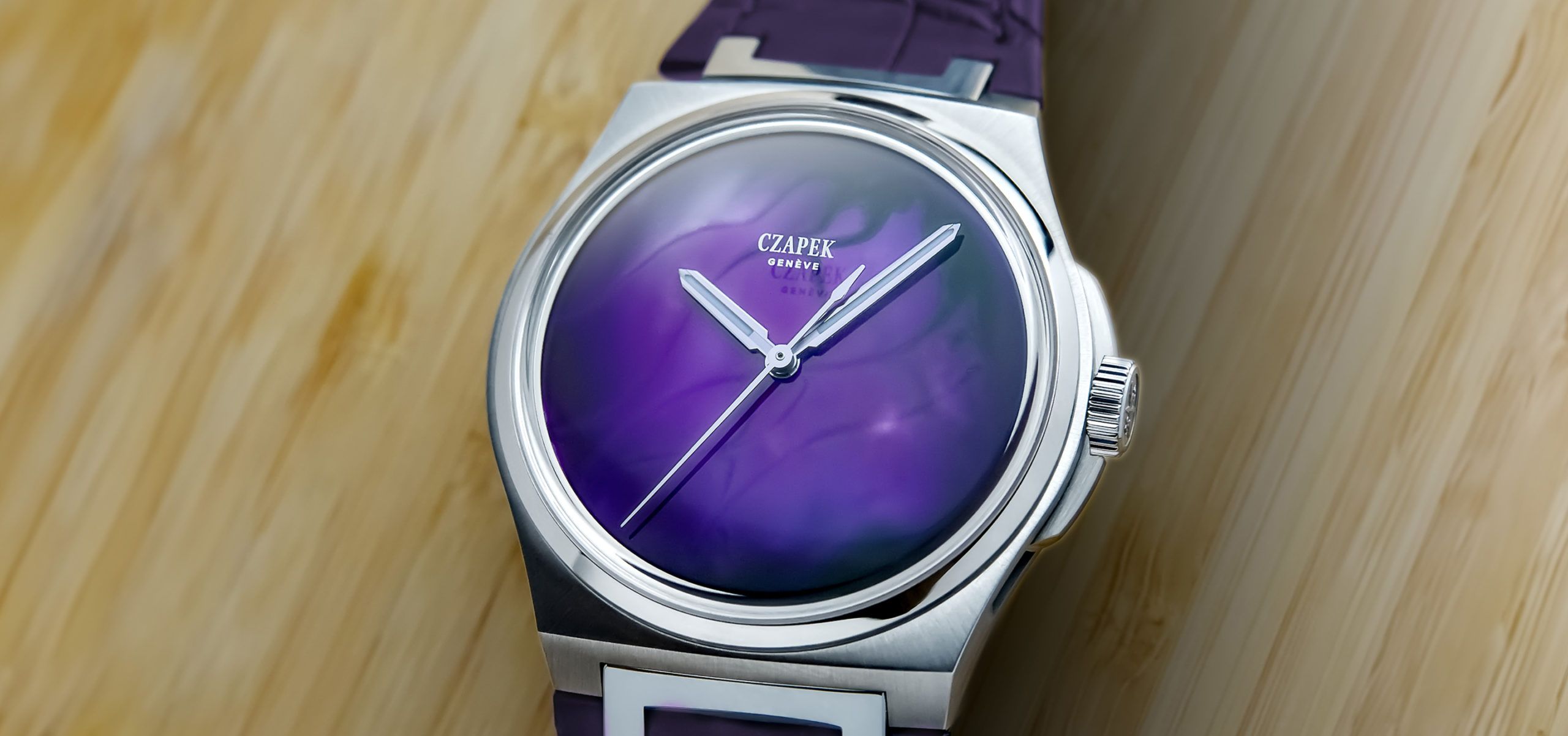 Refined By Hand, Defined By Minimalism: The Czapek & Cie Antarctique Purple Storm