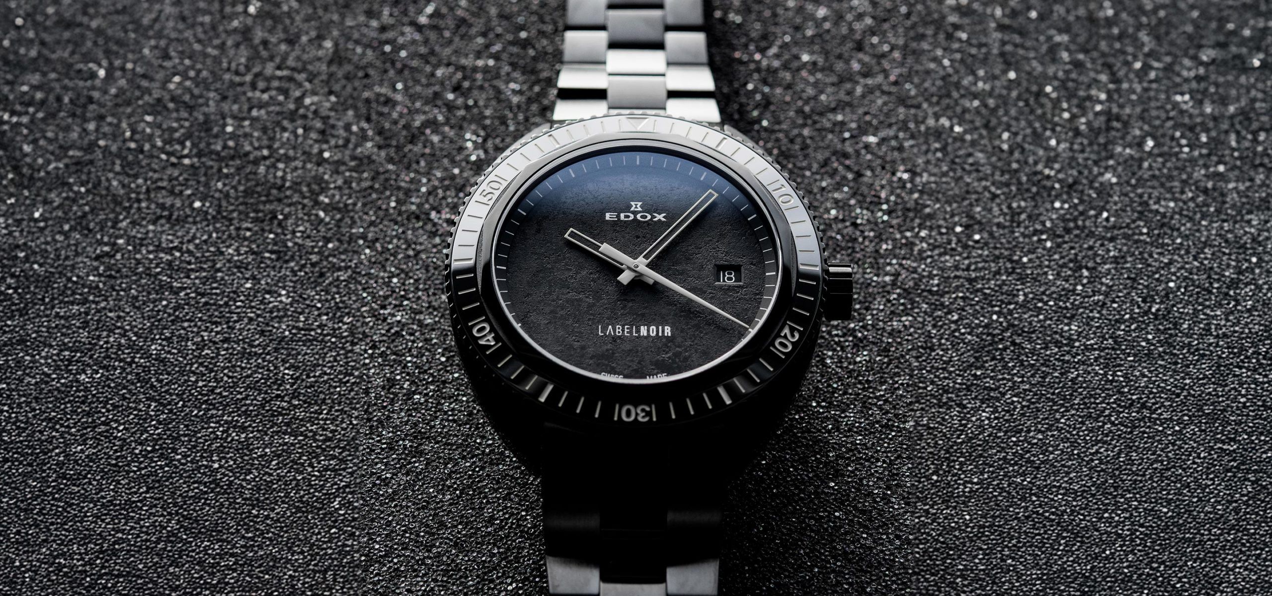 The Monochrome Magic: Edox Launch An All-black Hydro-Sub In Collaboration With Label Noir