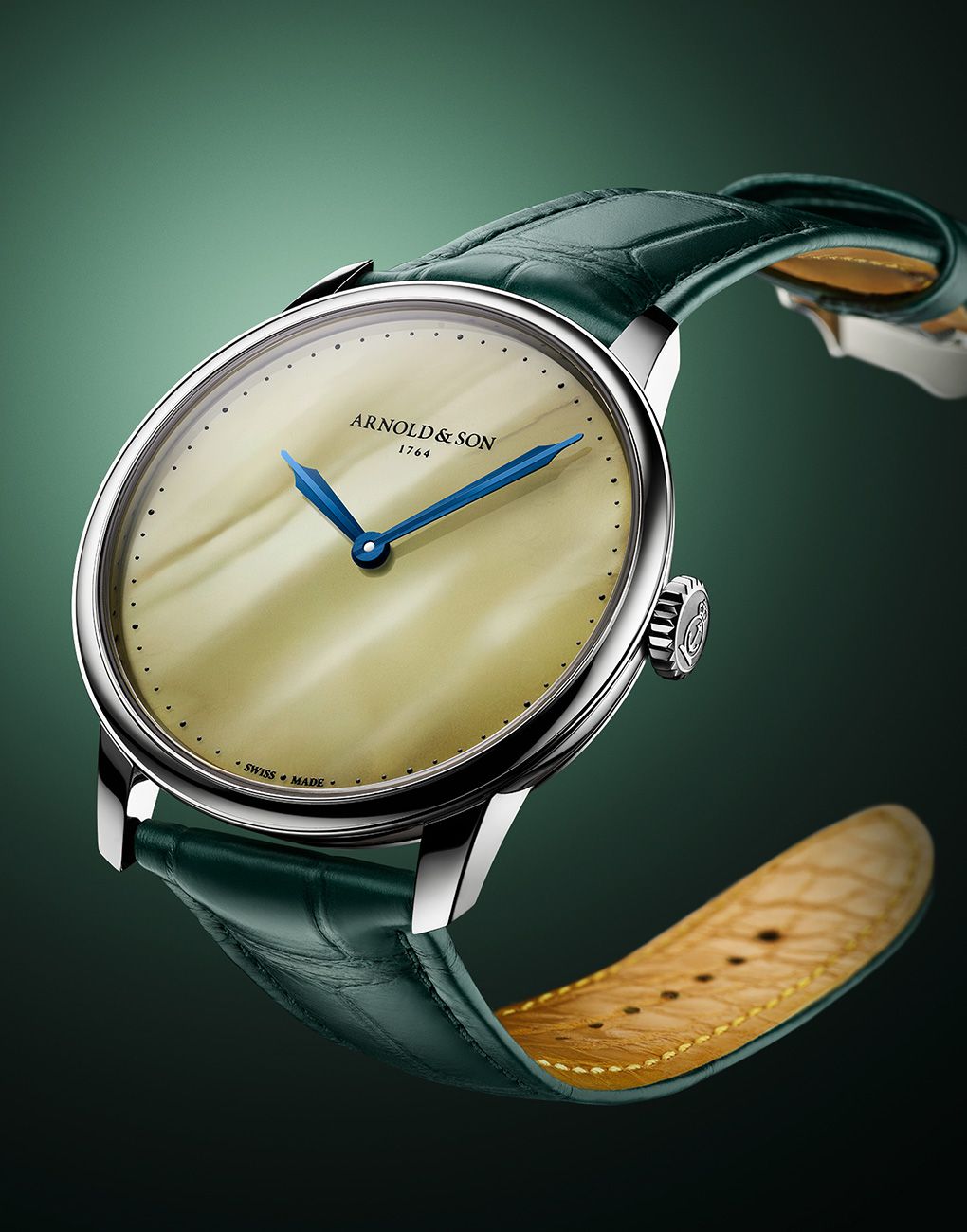 Presenting The Arnold & Son HM Steel Amber Watch