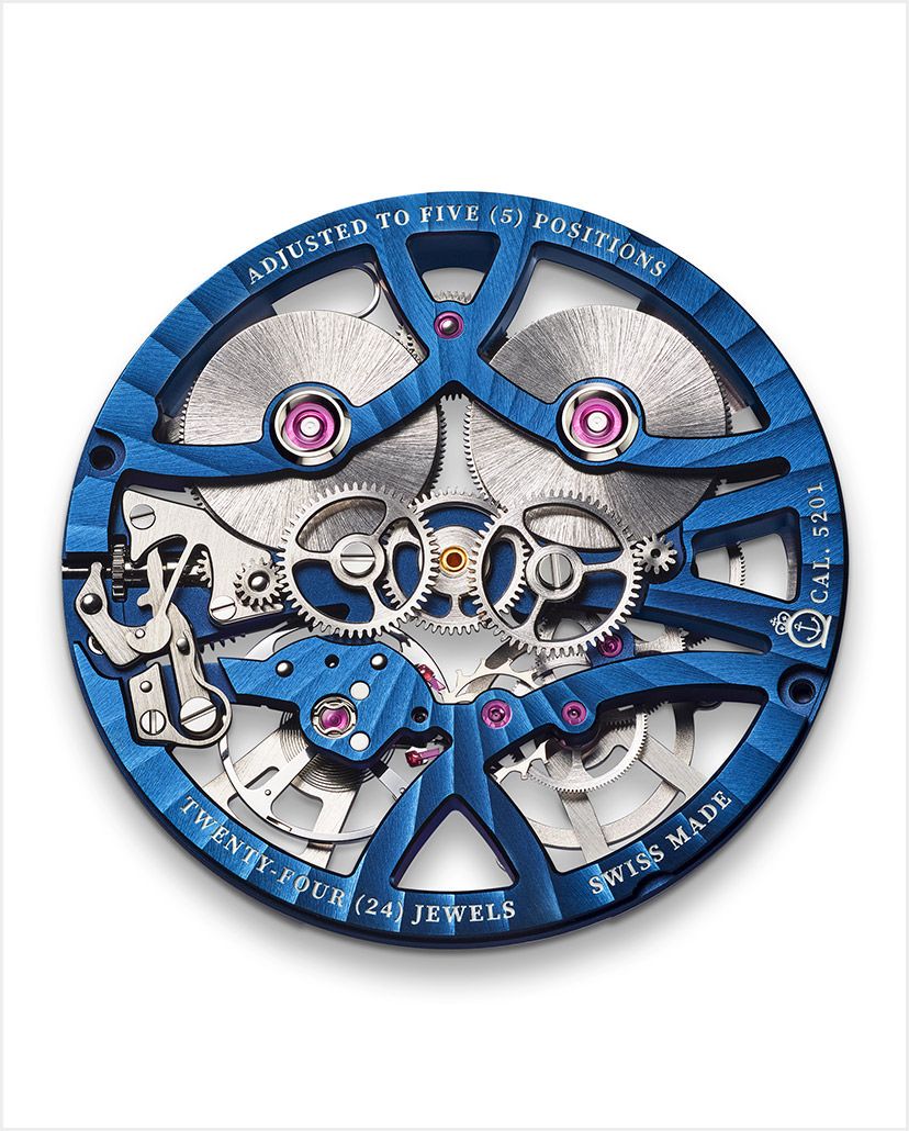 Arnold&Son Nebula 41.5mm Steel movement finish