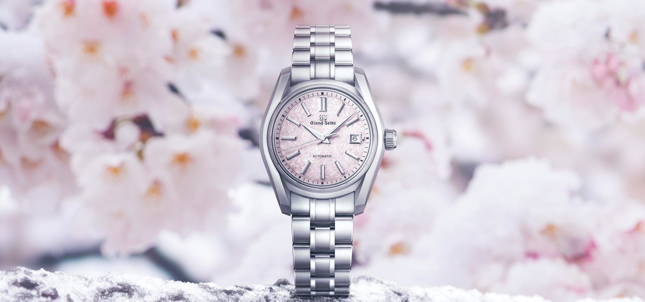 Celebrate Spring With The New Grand Seiko 30mm Cherry Blossom Watches