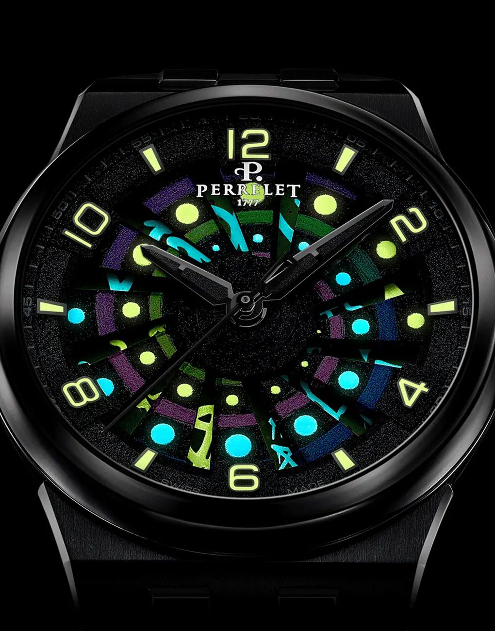 Turbine Perrelet X seconde/seconde/ titanium watches Perrelet X the Dial Artist