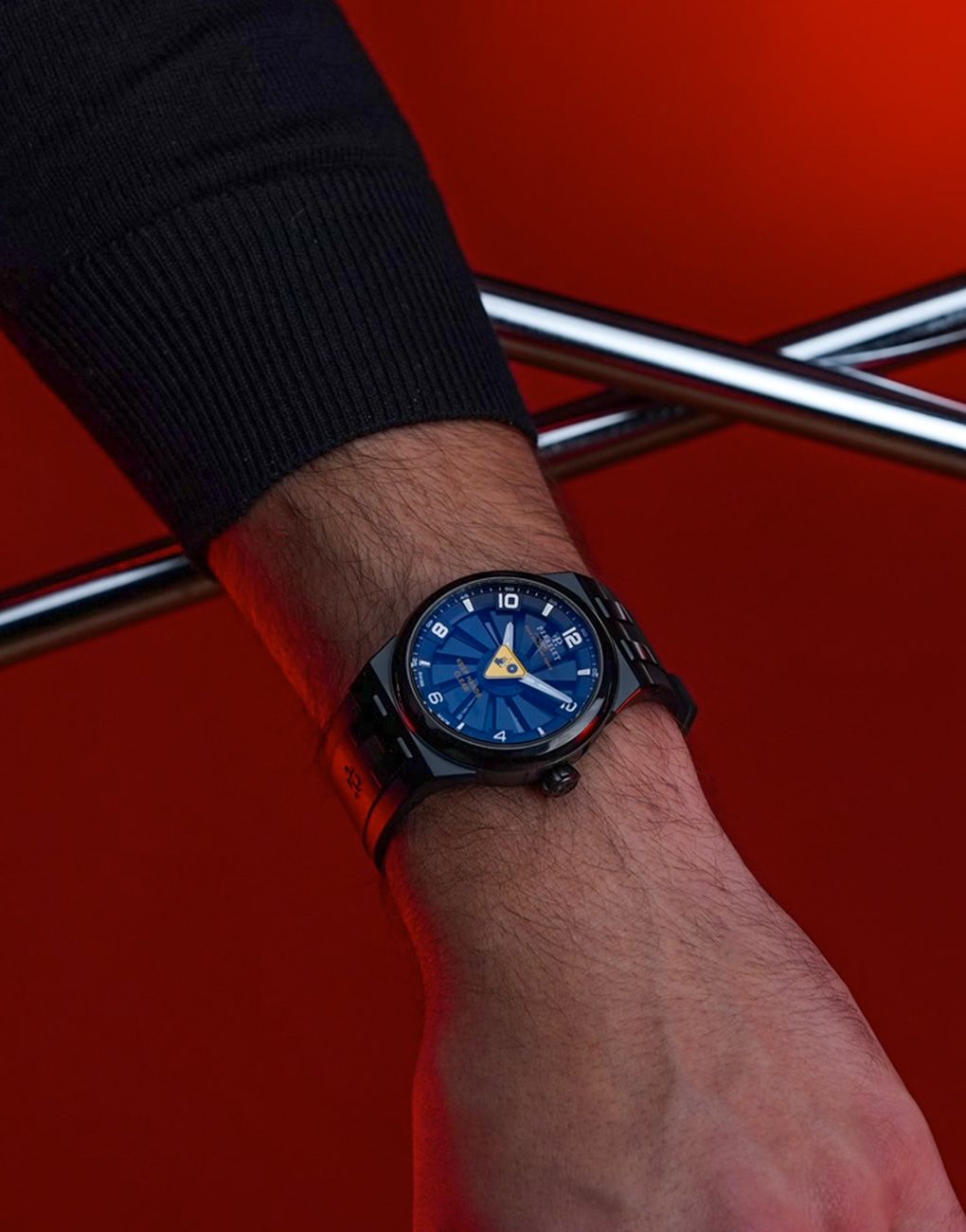 Turbine Perrelet X seconde/seconde/ titanium watches