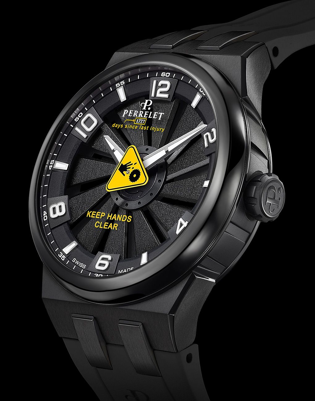 Turbine Perrelet X seconde/seconde/ titanium watches