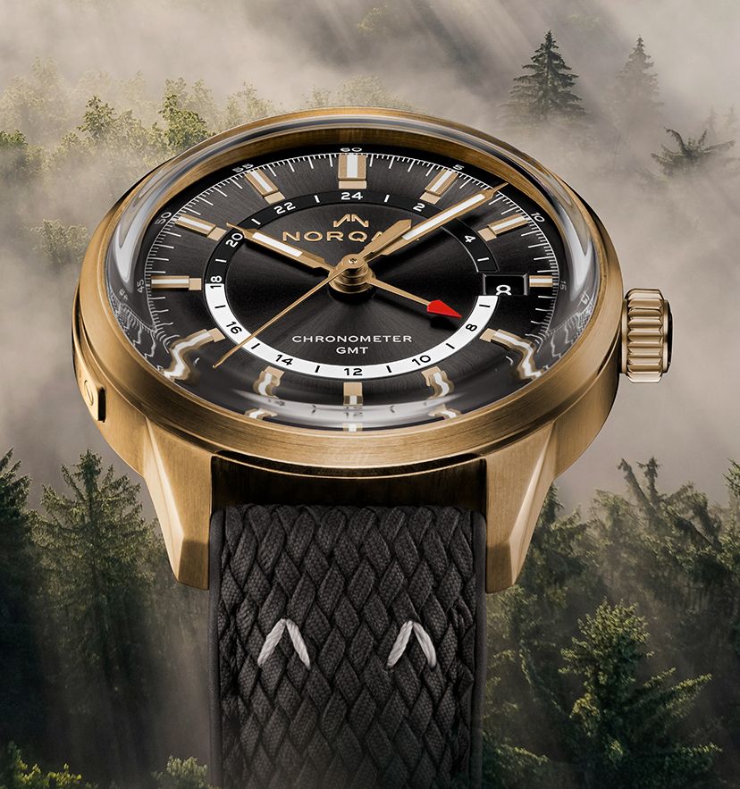 時計 greed Introducing The Norqian Freedom 60 GMT 40mm Bronze Anthracite