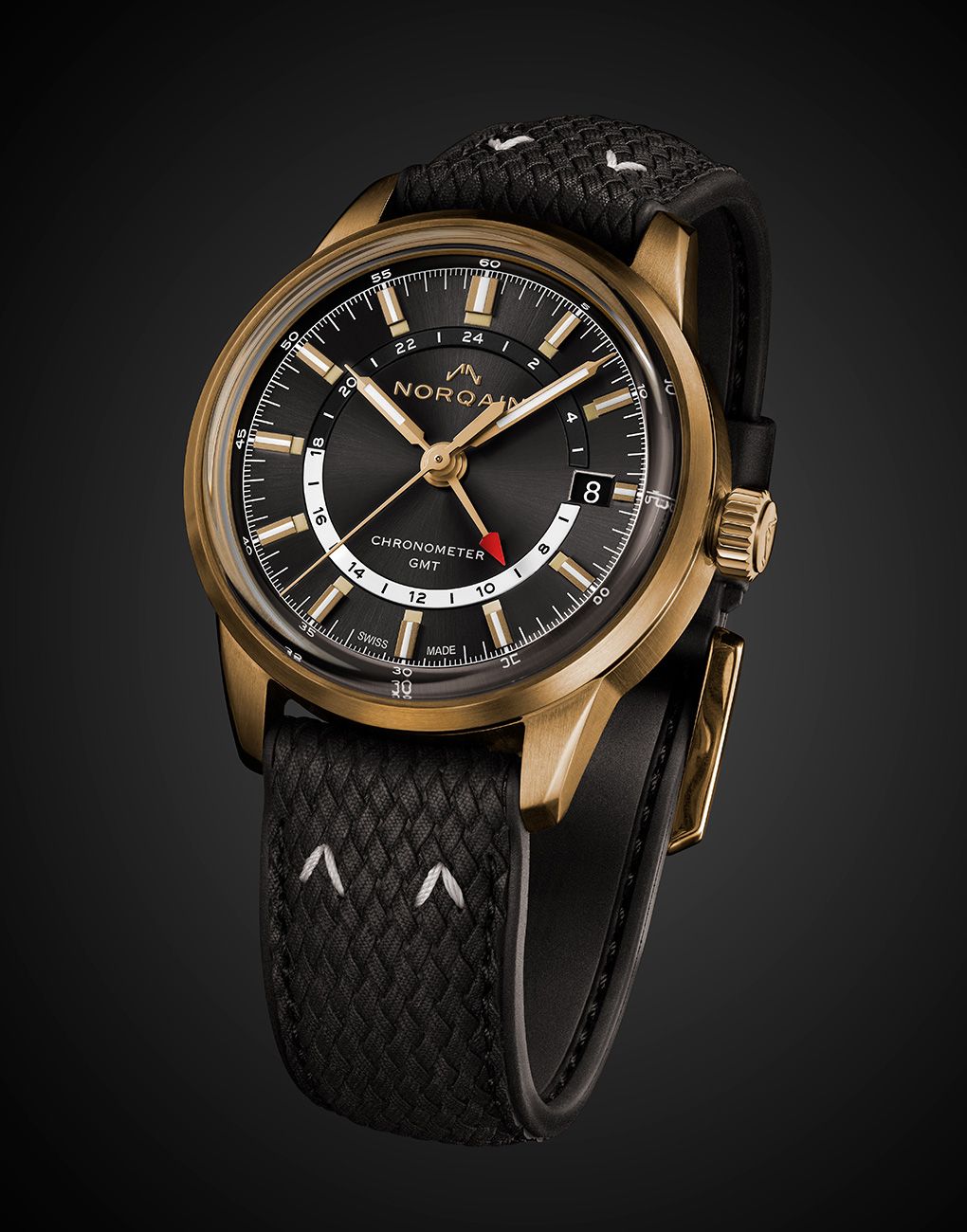 Norqain Freedom 60 GMT 40mm Bronze Anthracite