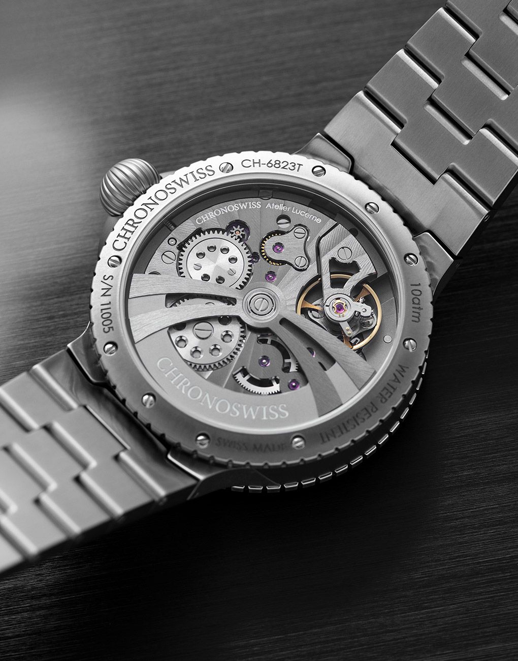 Chronoswiss Pulse One Sand And Pulse One Blue Grade 5 titanium