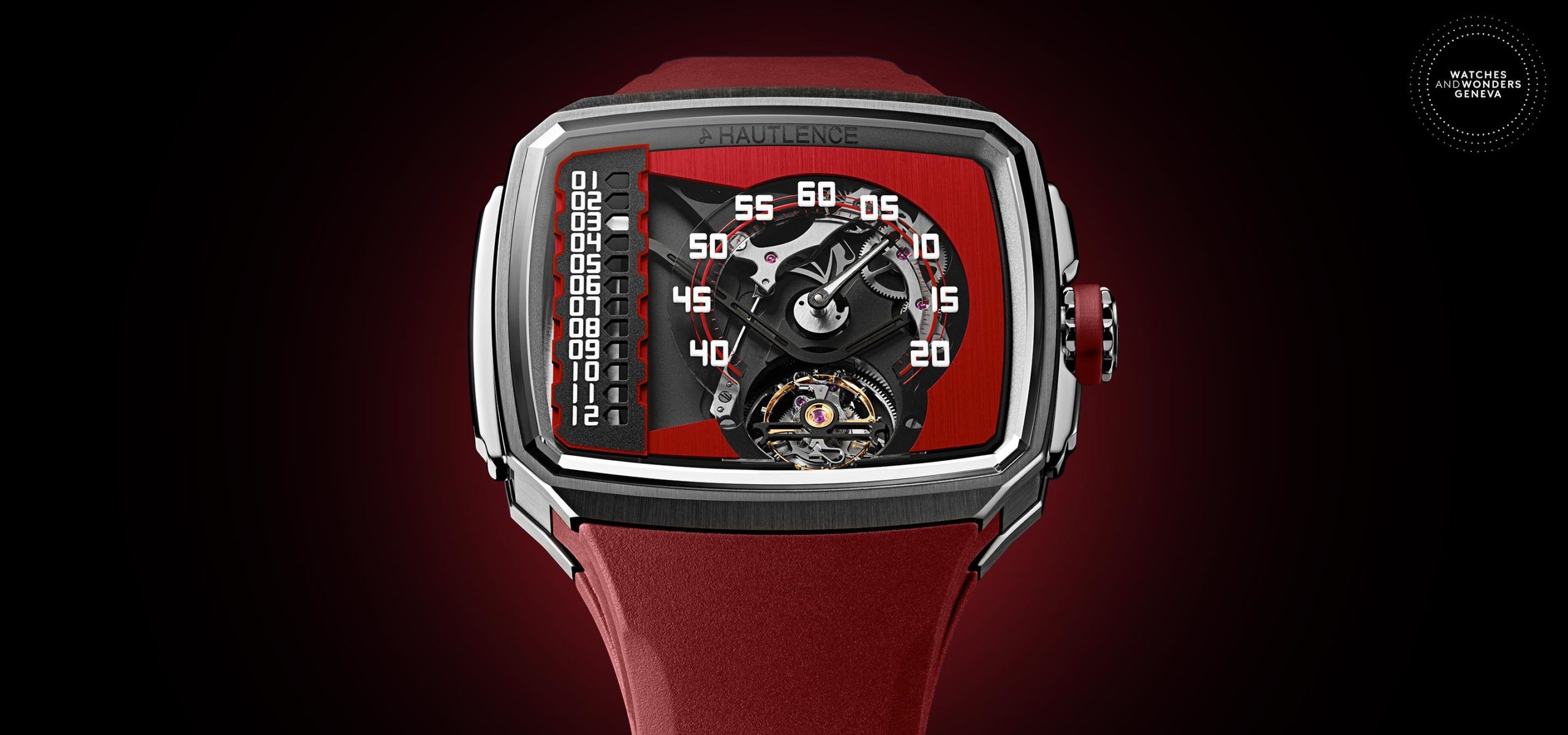 Bold, Red, Brilliant: Hautlence Present The Linear Series 3 Watch
