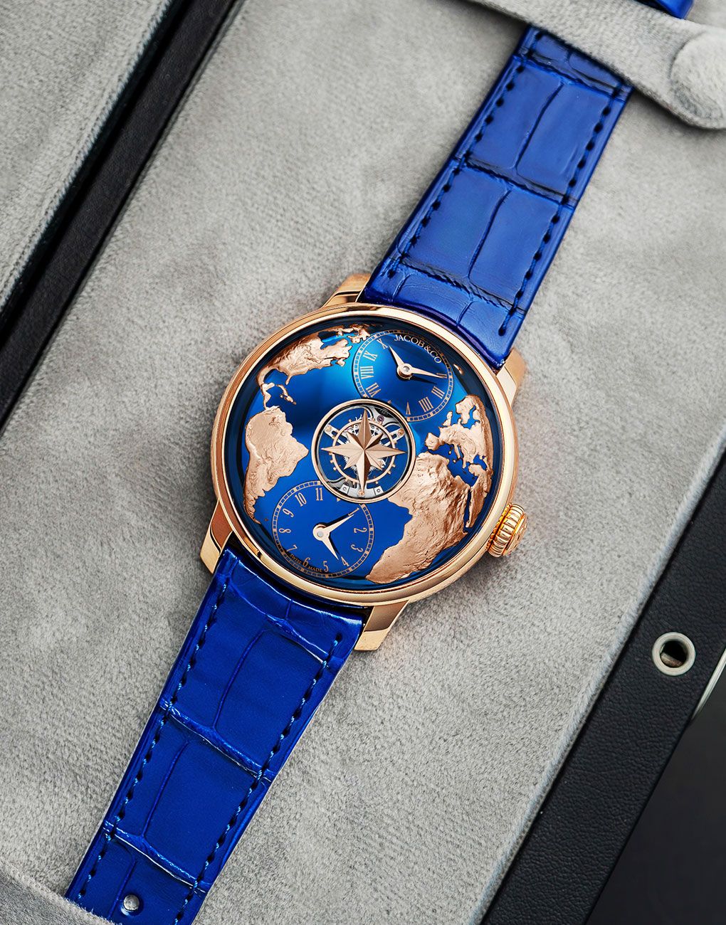 Jacob & Co The World Is Yours Dual Time Tourbillon