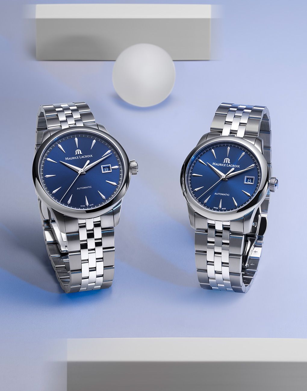 Maurice Lacroix 1975 Collection 50th anniversary collection vintage inspired automatic watches classic watches steel