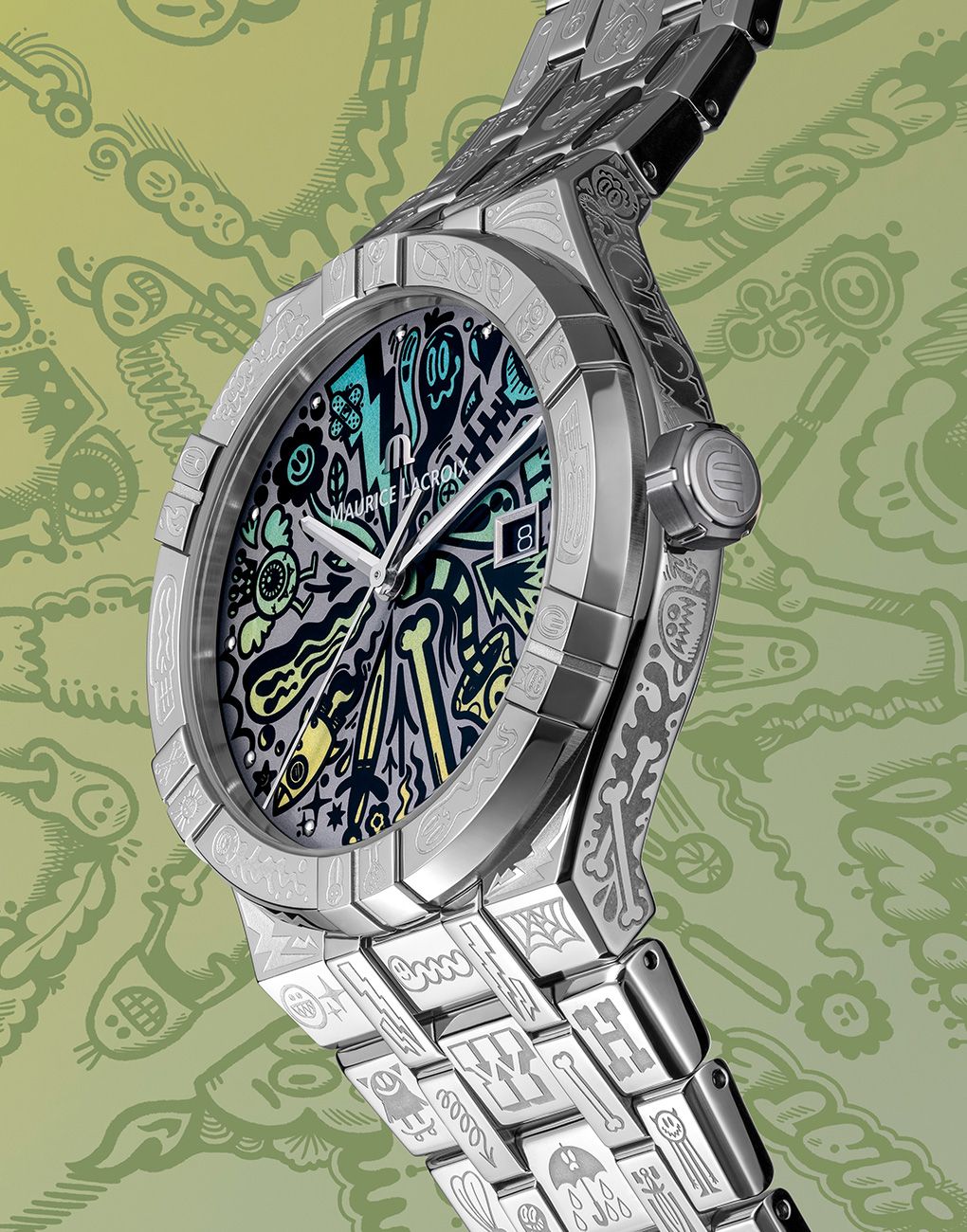 Maurice Lacroix Aikon Automatic Wotto @Timeengraver Urban Tribe series