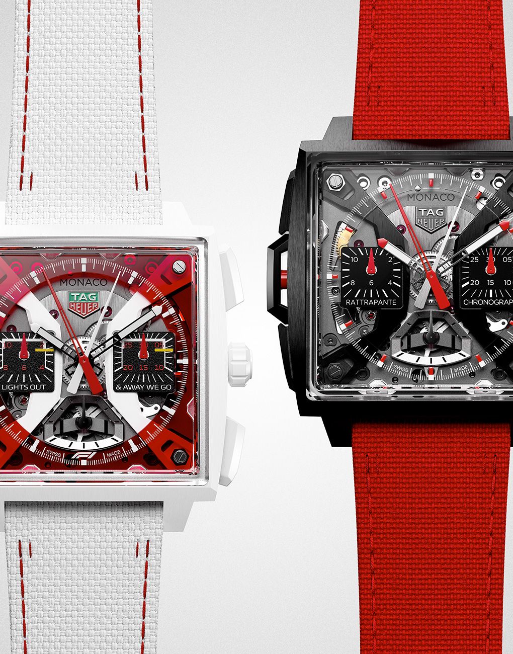 TAG Heuer Monaco Split Seconds Chronograph F1 TAG Heuer Carrera Date Twin-Time Carrera Day Date